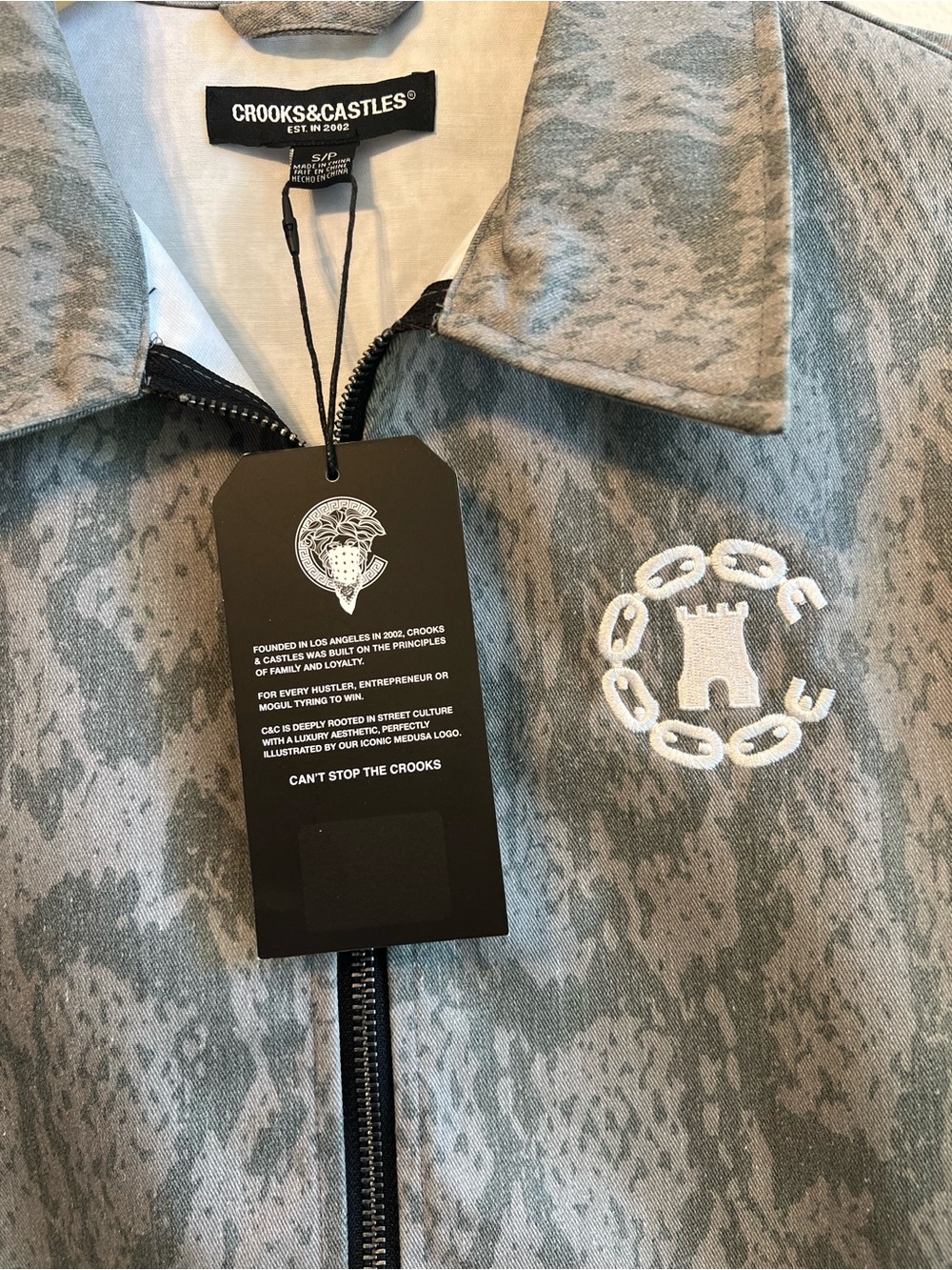 Crooks & Castles Snakeskin The Rolling Elite Jacket - Picture 4 of 6